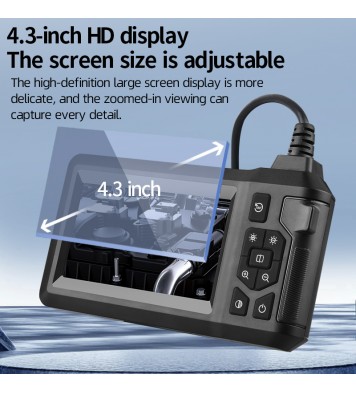4.3" Single lens 1080HD Endoscope with Screen