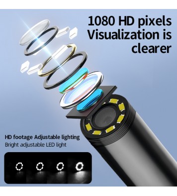 4.3" Single lens 1080HD Endoscope with Screen