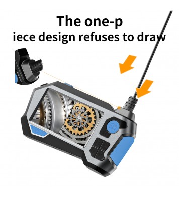 4.5 inch IPS HD screen snake Cable Daul Lens portable handheld car detector pipeline camera industrial endoscope 360° rotate