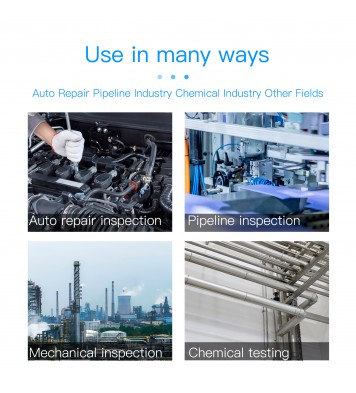 2.4 inch IPS HD screen  hard Cable portable handheld car detector pipeline camera industrial endoscope 