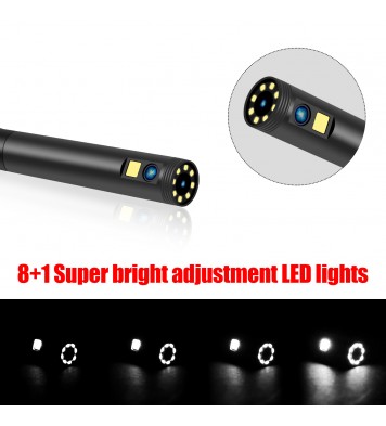 4.3 inch IPS HD screen  hard Cable Daul Lens portable handheld car detector pipeline camera industrial endoscope