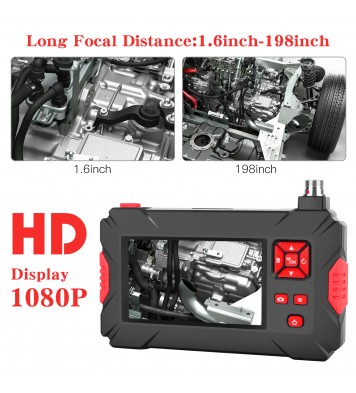 4.3 inch IPS HD screen  hard Cable Daul Lens portable handheld car detector pipeline camera industrial endoscope