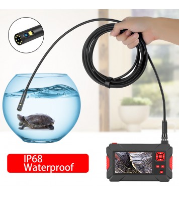 4.3 inch IPS HD screen  hard Cable Daul Lens portable handheld car detector pipeline camera industrial endoscope