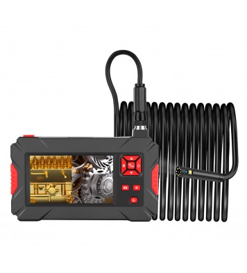 4.3 inch IPS HD screen  hard Cable Daul Lens portable handheld car detector pipeline camera industrial endoscope