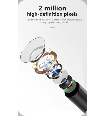 4.3' Screen Handheld Endoscope Camera 8mm Lens 30M Cable Industrial Borescope for Engine Inspection OEM Supported