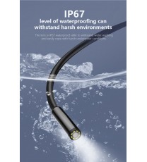 4.3' Screen Handheld Endoscope Camera 8mm Lens 30M Cable Industrial Borescope for Engine Inspection OEM Supported